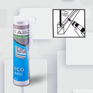 درزگیر سیلیکونی شفاف ای بی زد ECO A450