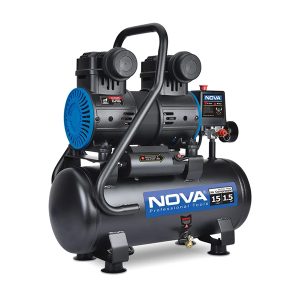 کمپرسور سایلنت برقی 15 لیتری نووا 2 سیلندر مدل 9115